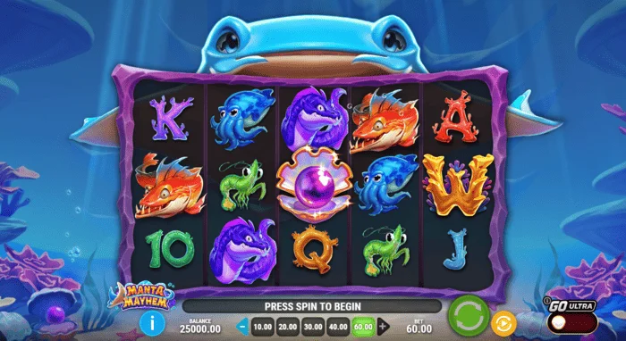 Manta Mayhem pelinäyttö rullilla ja manaattirauskulla
